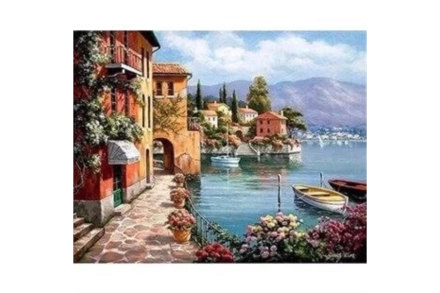 Masal Kasabası Sayılarla Boyama Seti Rulo ( Kasnaksızdır)