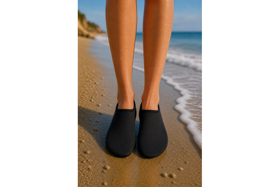 Shoecide Kadın Siyah Deniz Ayakkabısı – Hafif, Kaydırmaz, Hızlı Kuruyan Aqua Shoes