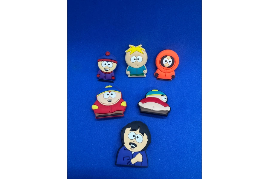 Southpark Çizgi Film Temalı Charm 6lı Premium İthal Crocs Sandalet terlik Süsleri / Jibbitz