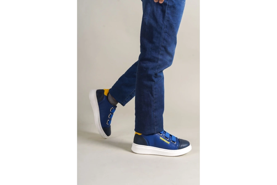 Shoecide 1007 Montana Çocuk Ayakkabı Lacivert-mavi-sarı
