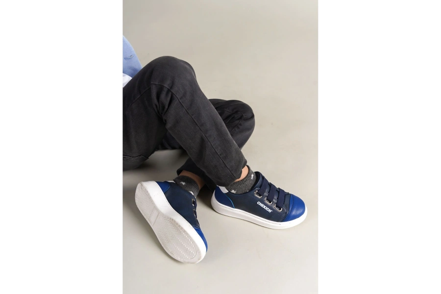 Shoecide 1007 Montana Çocuk Ayakkabı Mavi Lacivert