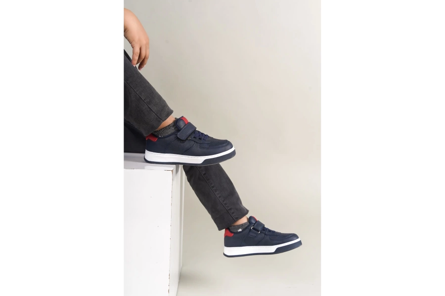 Shoecide 1009 Prime Çocuk Ayakkabı Lacivert Kırmızı