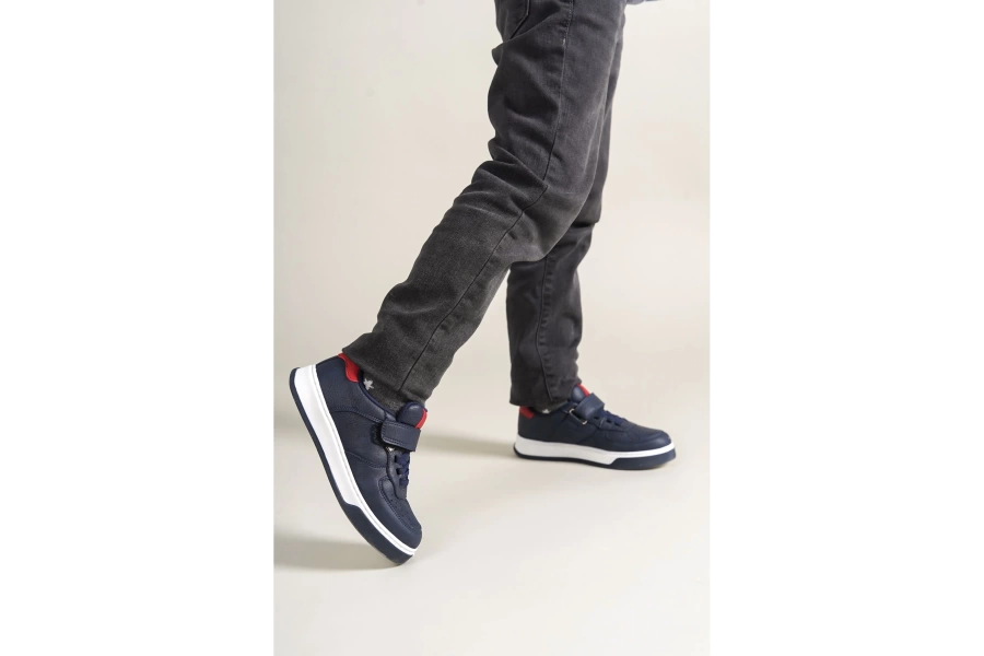 Shoecide 1009 Prime Çocuk Ayakkabı Lacivert Kırmızı