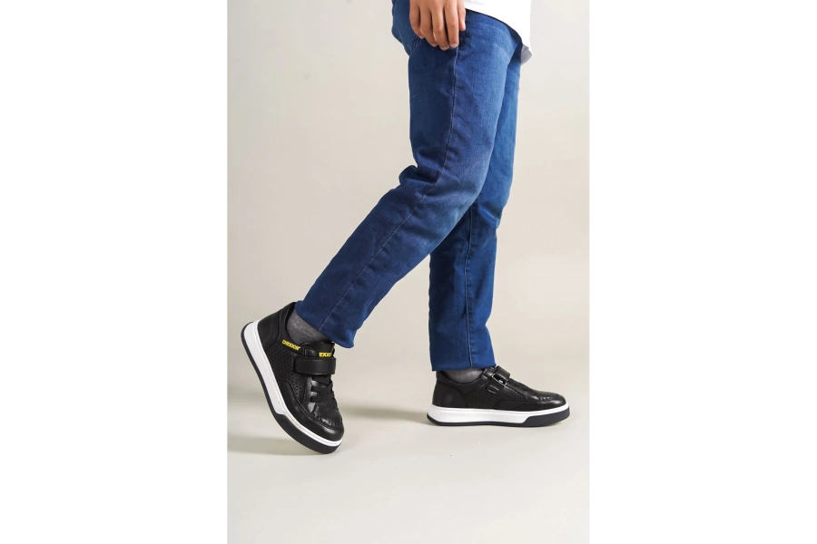 Shoecide 1017 David-r Çocuk Ayakkabı Sıyah