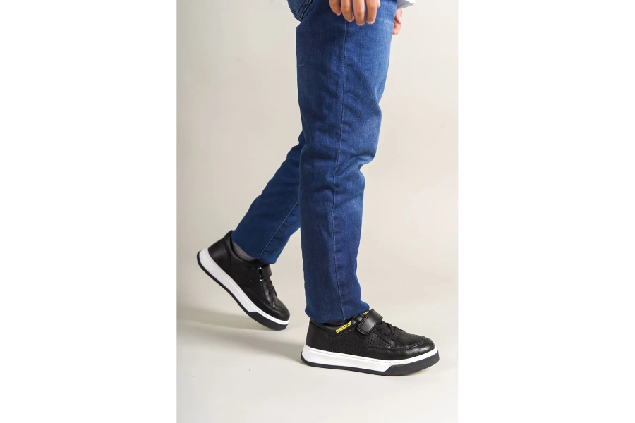 Shoecide 1017 David-r Çocuk Ayakkabı Sıyah