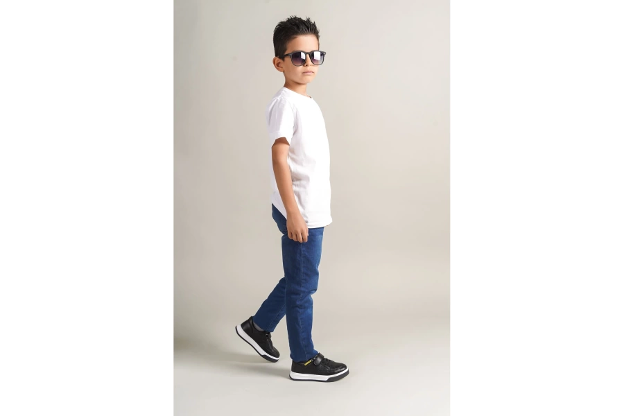 Shoecide 1017 David-r Çocuk Ayakkabı Sıyah