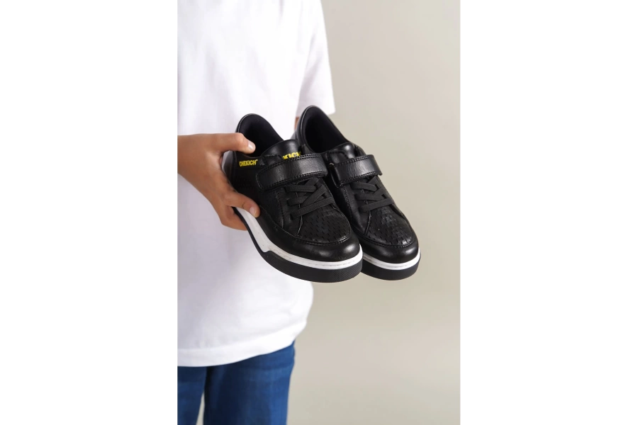 Shoecide 1017 David-r Çocuk Ayakkabı Sıyah