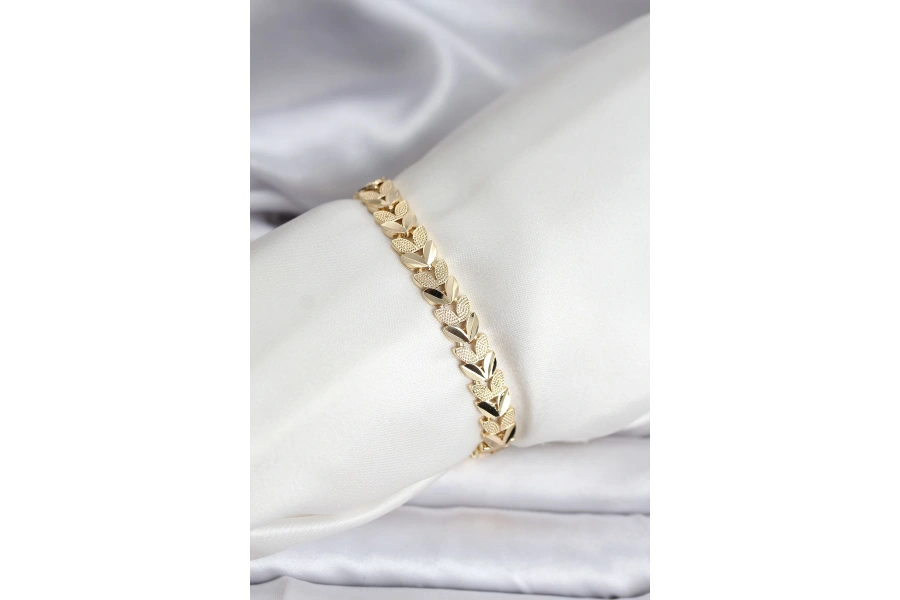 Shoecide 14k Gold Renk Kaplama Başak Model Cm Kadın Bileklik