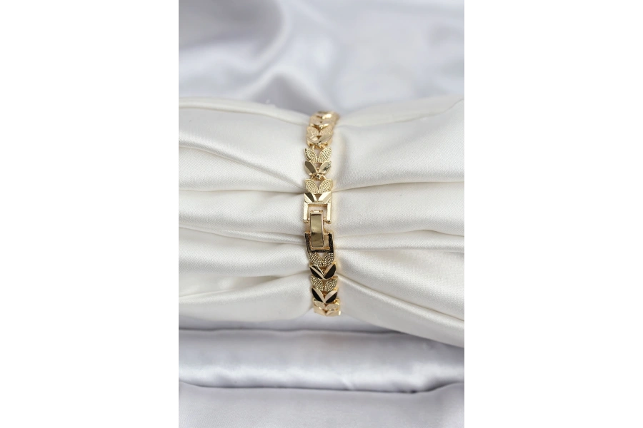 Shoecide 14k Gold Renk Kaplama Başak Model Cm Kadın Bileklik