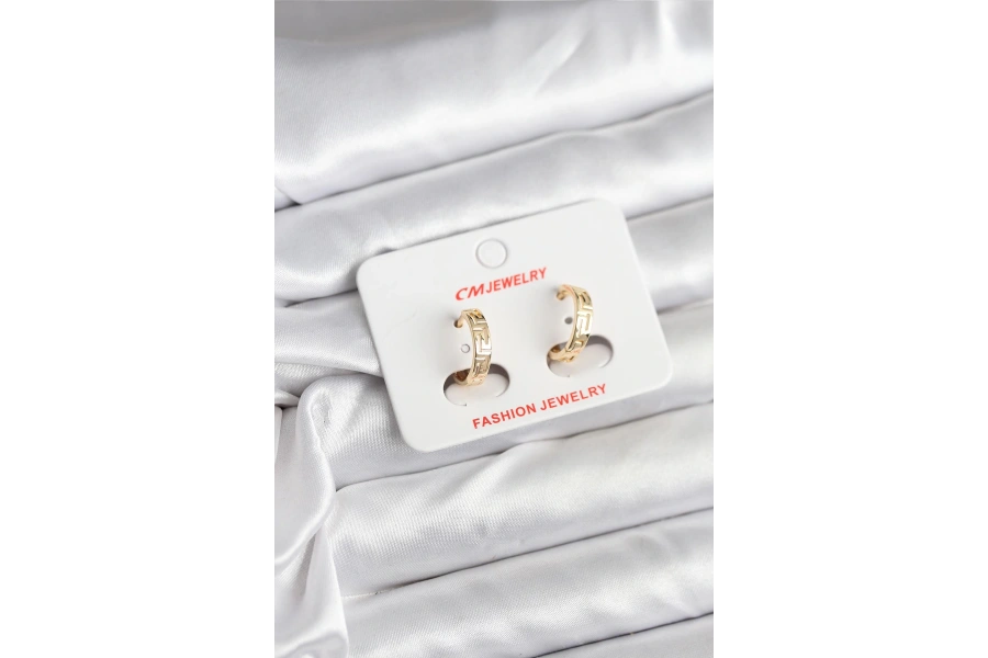 Shoecide 14k Gold Renk Kaplama Cm Kadın Küpe