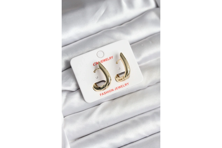 Shoecide 14k Gold Renk Kaplama Cm Kadın Küpe