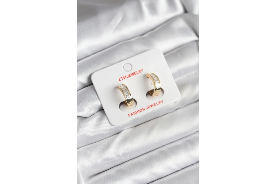 Shoecide 14k Gold Renk Kaplama Cm Kadın Küpe