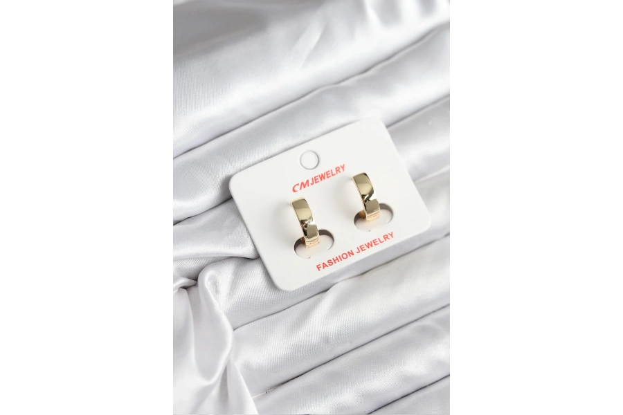 Shoecide 14k Gold Renk Kaplama Cm Kadın Küpe