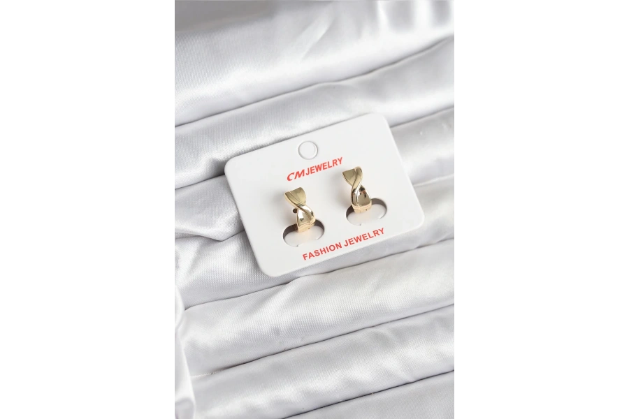 Shoecide 14k Gold Renk Kaplama Cm Kadın Küpe