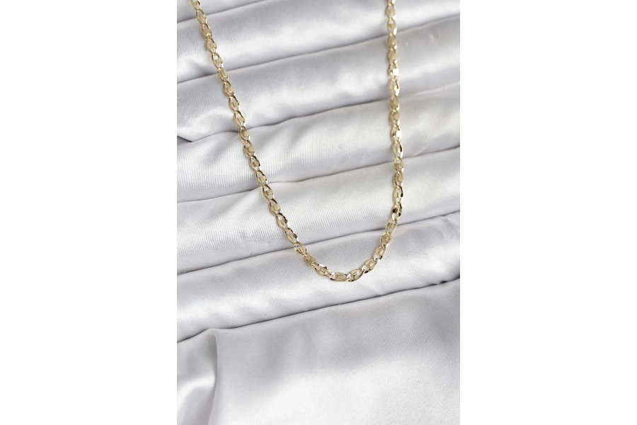 Shoecide 14k Gold Renk Kaplama Ezme Plaka Model Cm Kadın Kolye