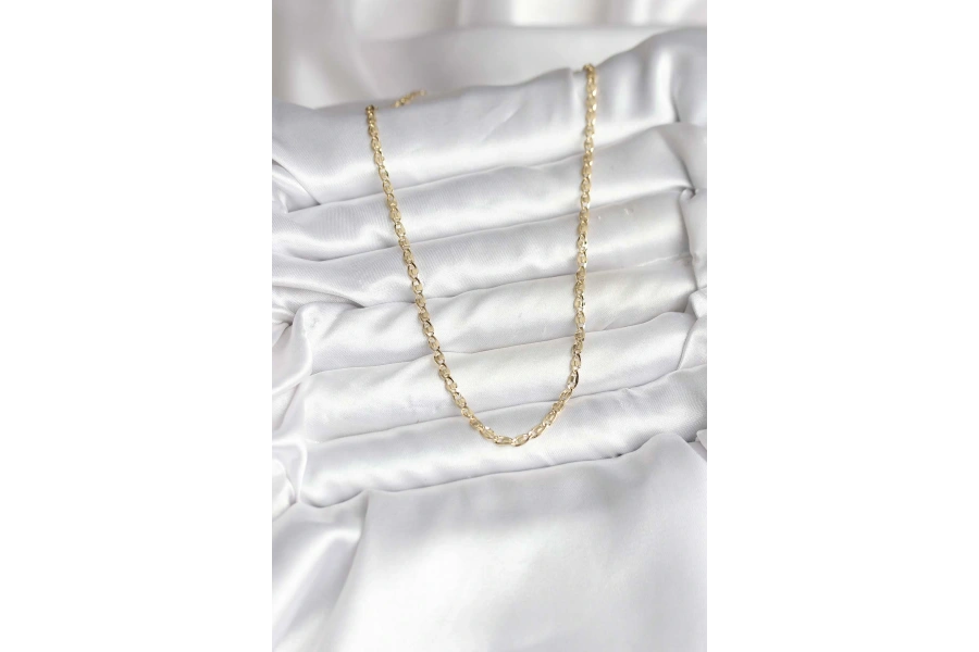 Shoecide 14k Gold Renk Kaplama Ezme Plaka Model Cm Kadın Kolye