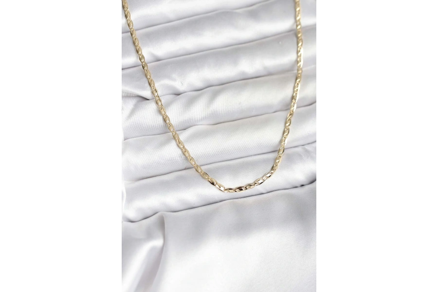 Shoecide 14k Gold Renk Kaplama Ezme Zincir Model Cm Kadın Kolye