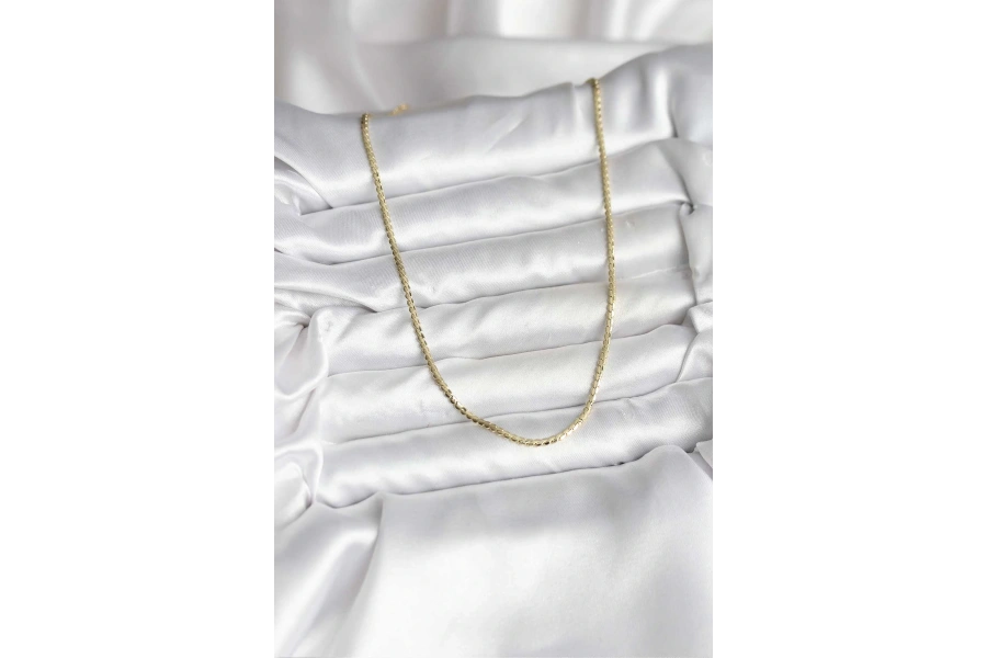 Shoecide 14k Gold Renk Kaplama Ezme Zincir Model Cm Kadın Kolye