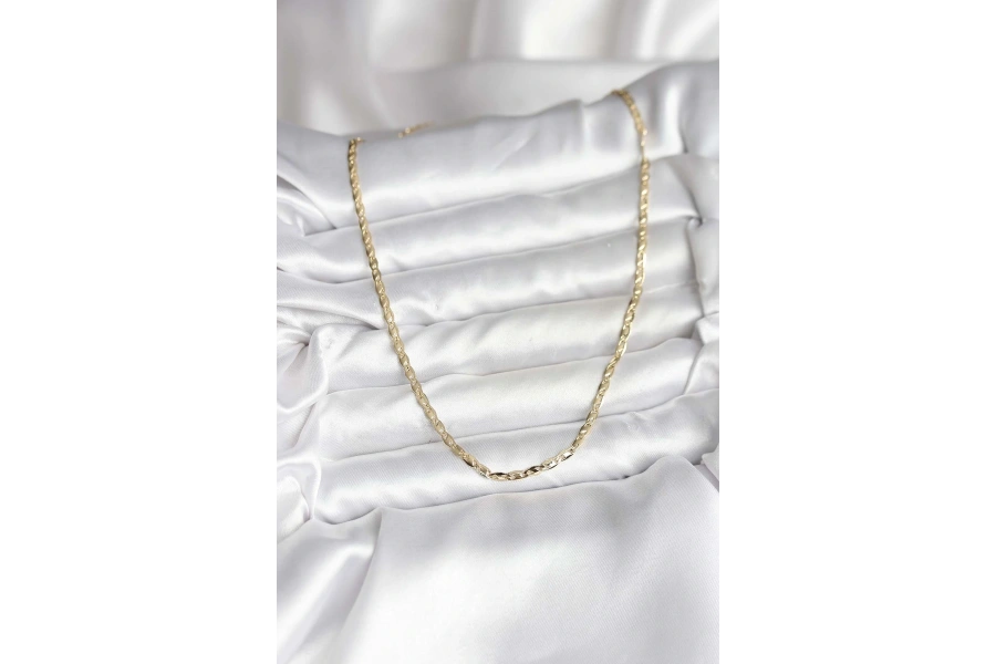 Shoecide 14k Gold Renk Kaplama Ezme Zincir Model Cm Kadın Kolye