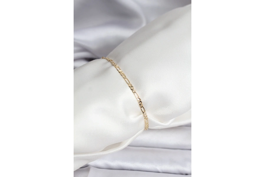 Shoecide 14k Gold Renk Kaplama Minimal Zincir Model Cm Kadın Bileklik