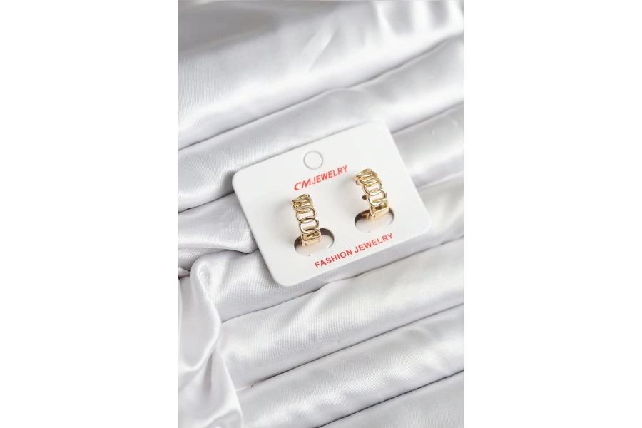 Shoecide 14k Gold Renk Kaplama Samanyolu Model Cm Kadın Küpe