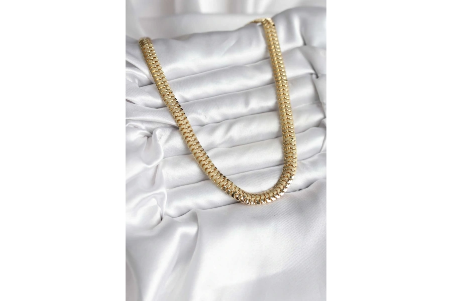 Shoecide 14k Gold Renk Kaplama Zincir Modelli Cm Kadın Kolye