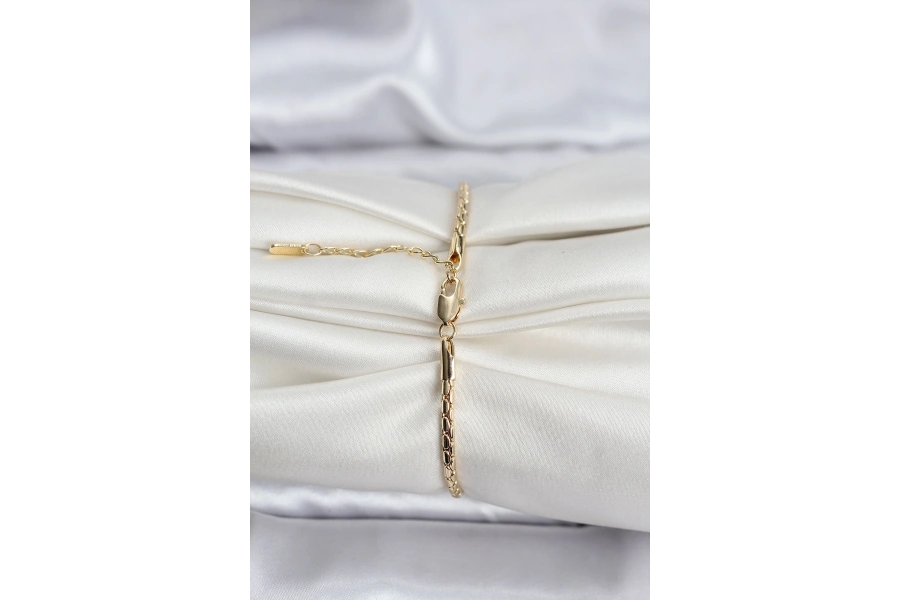 Shoecide 14k Gold Renk Kaplama Zincirli Model Cm Kadın Bileklik