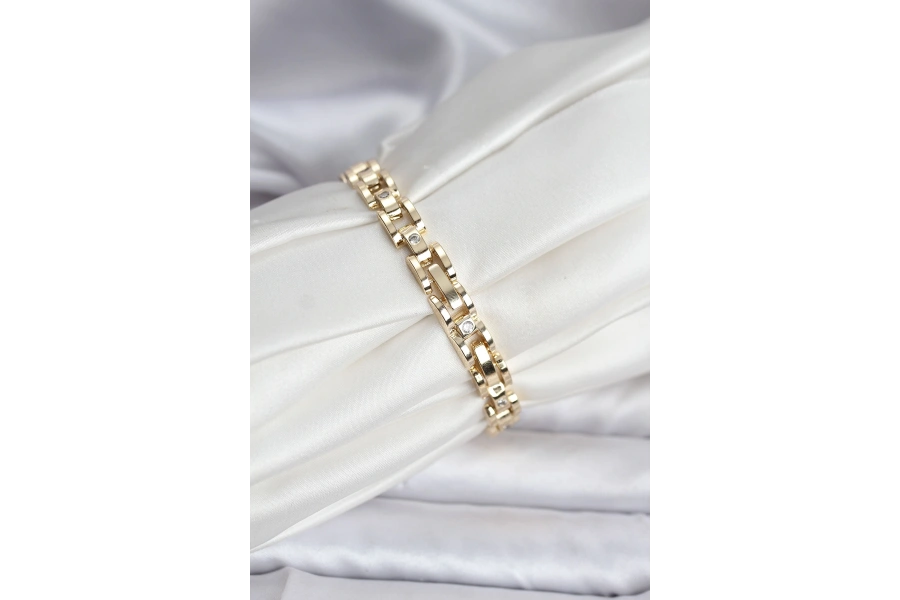 Shoecide 14k Gold Renk Kaplama Zirkon Taşlı Cm Kadın Bileklik