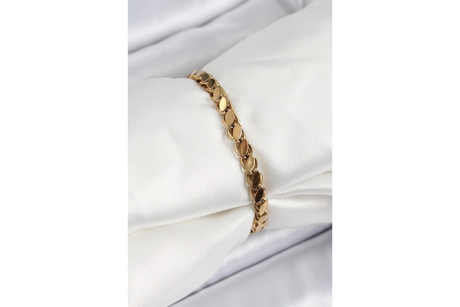 Shoecide 316l Çelik Arpa Model Gold Renk Kadın Bilekik