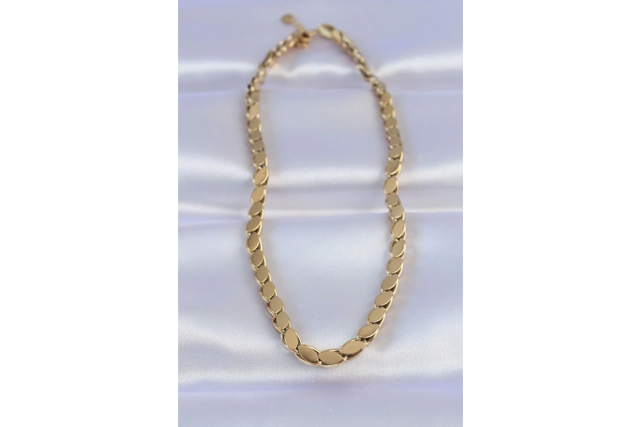 Shoecide 316l Çelik Gold Renk Arpa Model Kolye