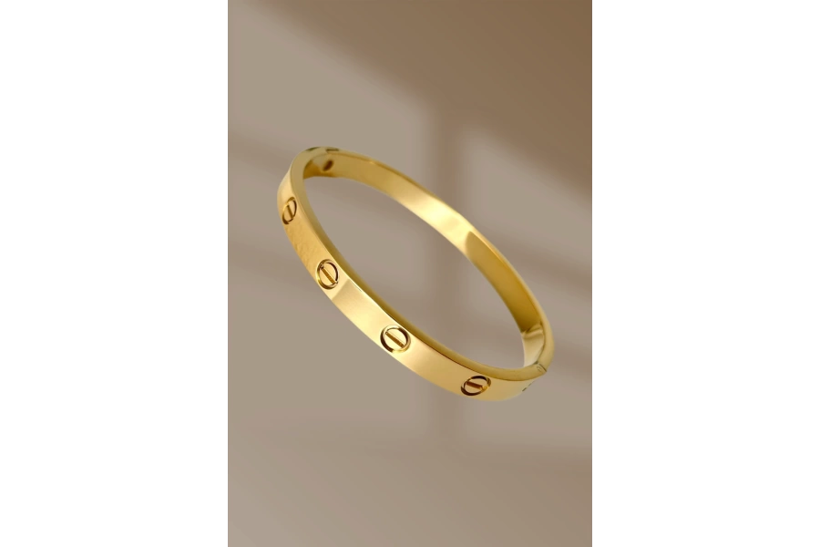 Shoecide 316l Çelik Gold Renk Bileklik