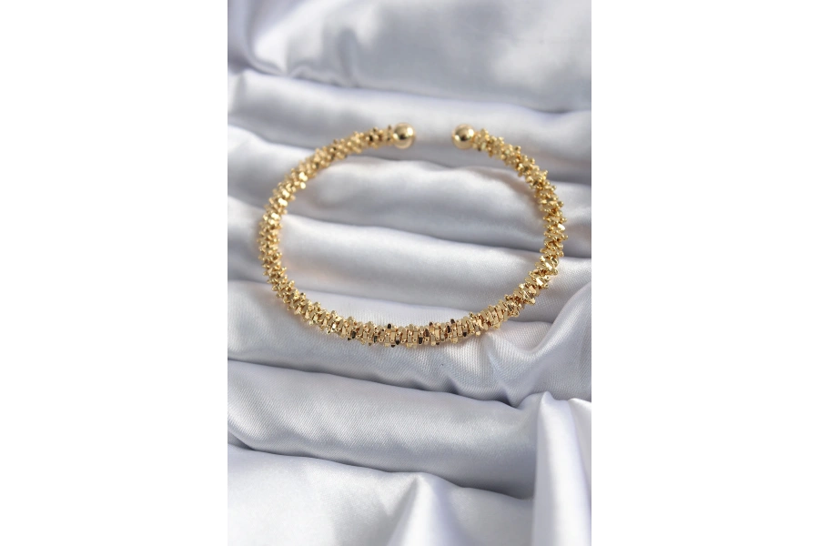 Shoecide 316l Çelik Gold Renk Kadın Bileklik
