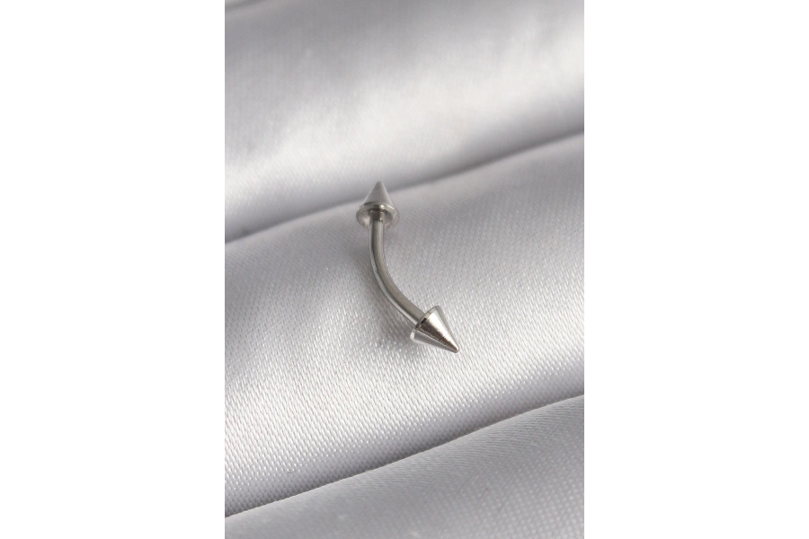 Shoecide 316l Çelik Gümüş Renk Çivi Model Piercing