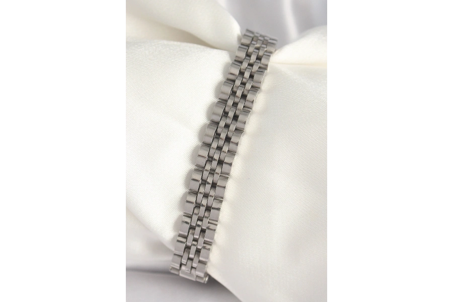 Shoecide 316l Çelik Gümüş Renk Zincir Model Erkek Bileklik