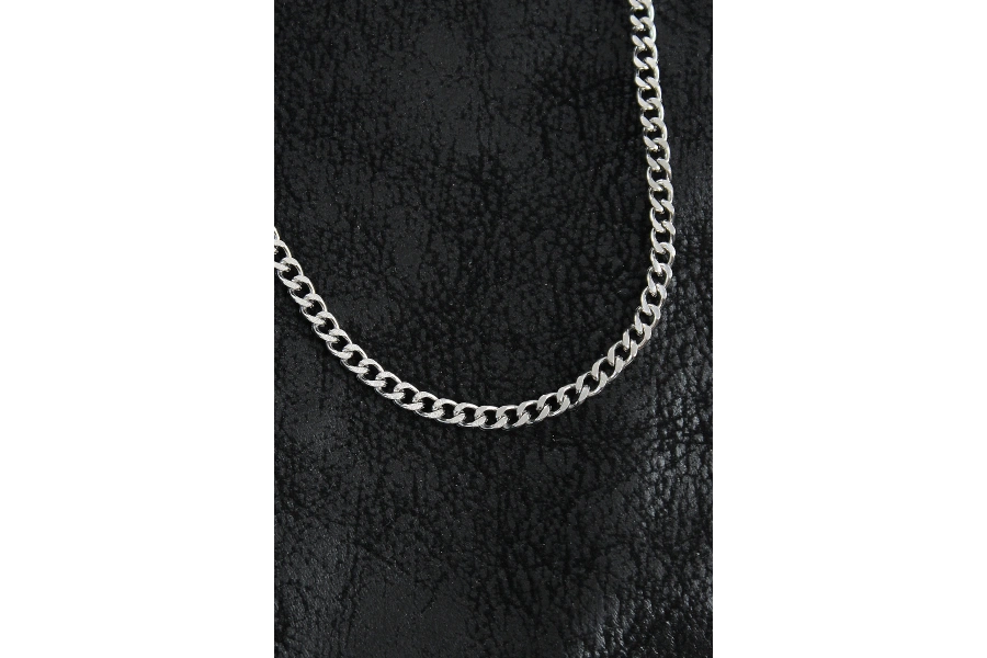 Shoecide 316l Çelik Klasik Zincir Model Gümüş Renk Erkek Kolye