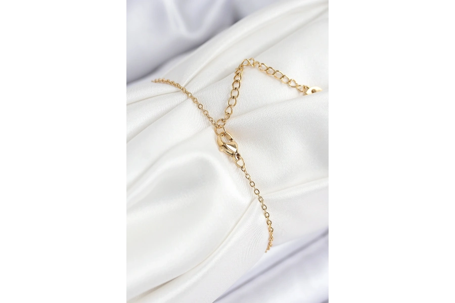 Shoecide 316l Çelik Nazar Boncuğu Model Gold Renk Kadın Bileklik