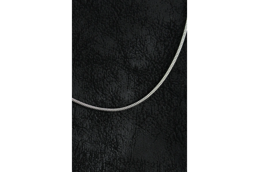 Shoecide 316l Çelik Örme Zincir Model Gümüş Renk Erkek Kolye