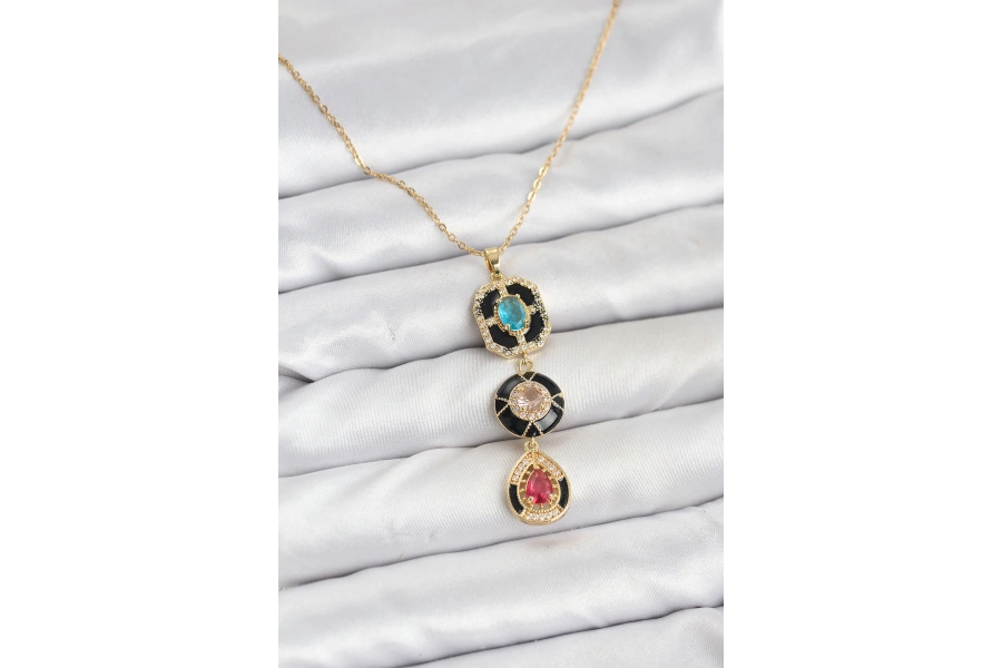 Shoecide 316l Çelik Vintage Model Kadın Kolye