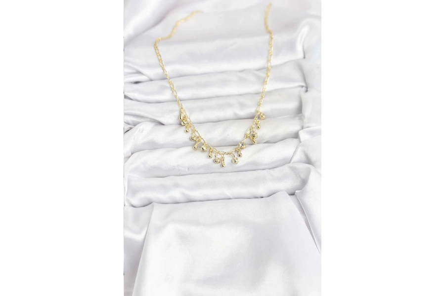 Shoecide 316l Çelik Zincir Gold Renk Kadın Kolye