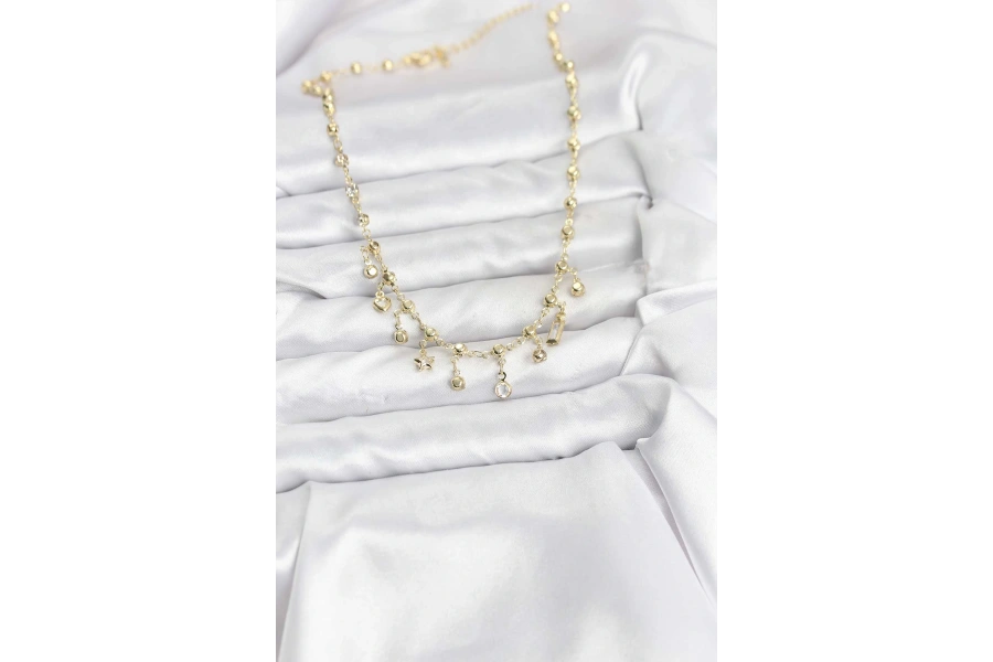 Shoecide 316l Çelik Zincir Gold Renk Kolye