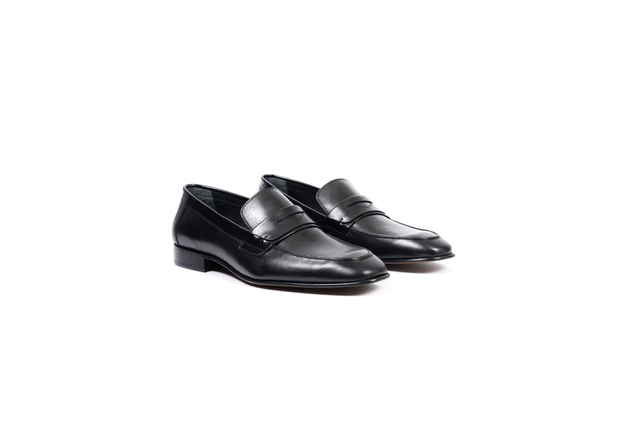 Shoecide Beyoğlu Siyah Hakiki Deri Klasik Erkek Ayakkabı