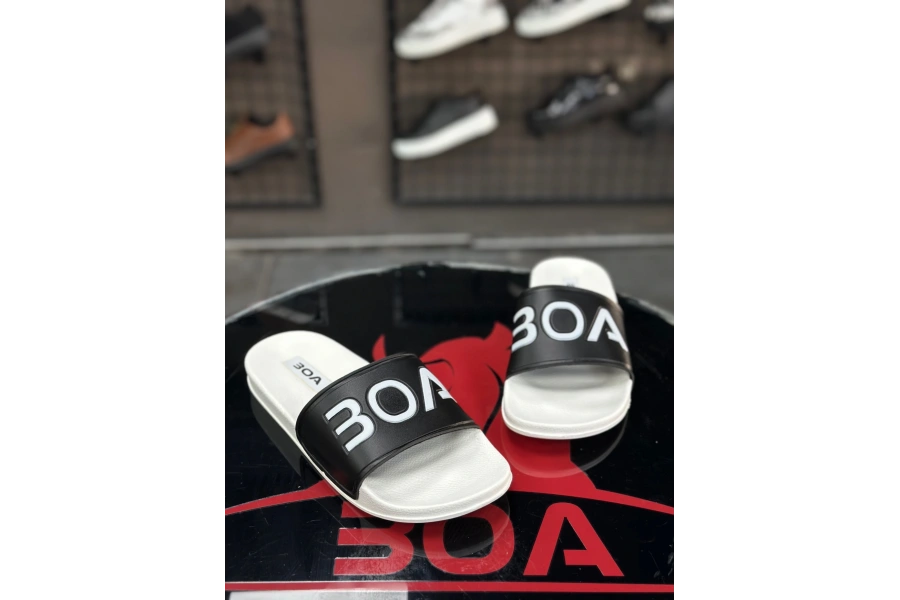 Shoecide Boa Yazlık Yeni Sezon Beyaz Hafif Rahat Yazlık Terlik