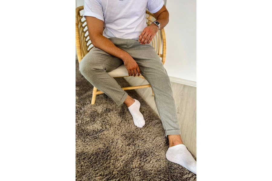 Shoecide Erkek Jogger Pantolon Grı