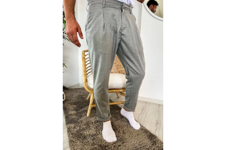 Shoecide Erkek Jogger Pantolon Grı