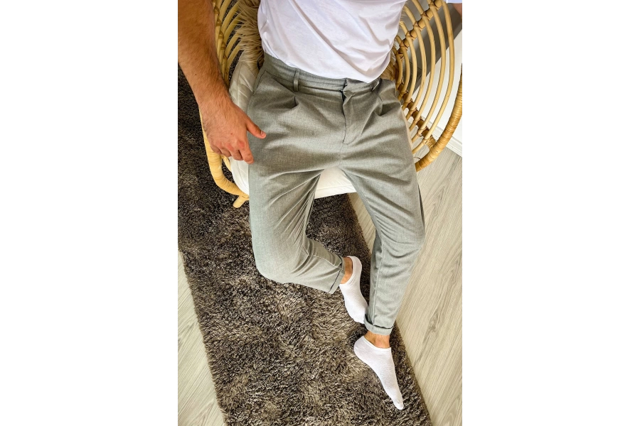 Shoecide Erkek Jogger Pantolon Grı