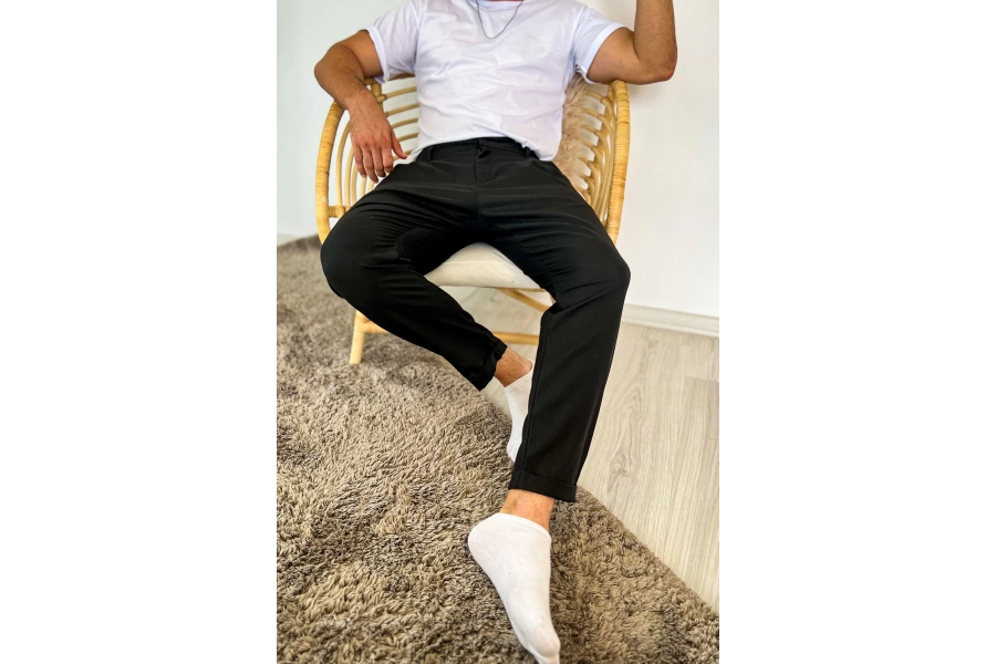 Shoecide Erkek Jogger Pantolon Sıyah