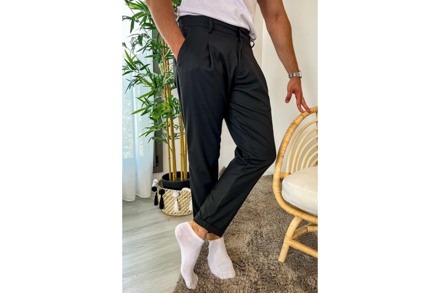 Shoecide Chekcich Jogger Pantolon Sıyah