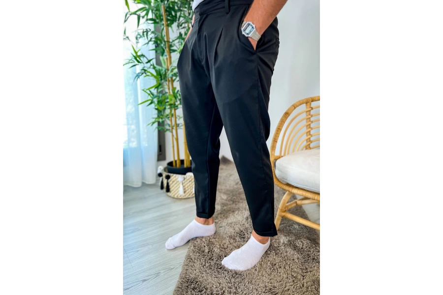 Shoecide Chekcich Jogger Pantolon Sıyah