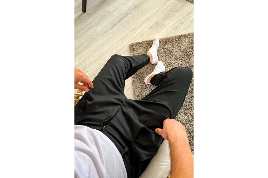 Shoecide Chekcich Jogger Pantolon Sıyah