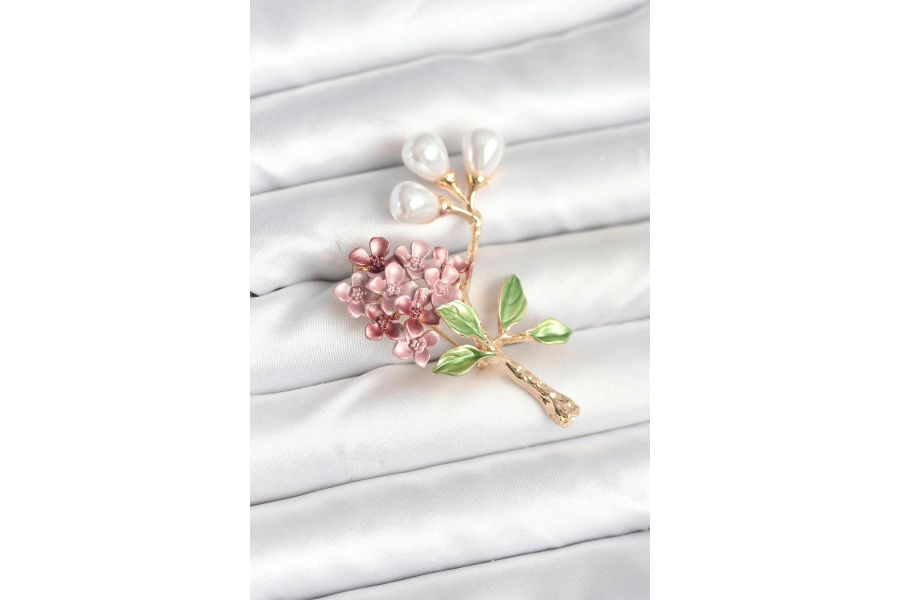 Shoecide Çiçek Model Broş